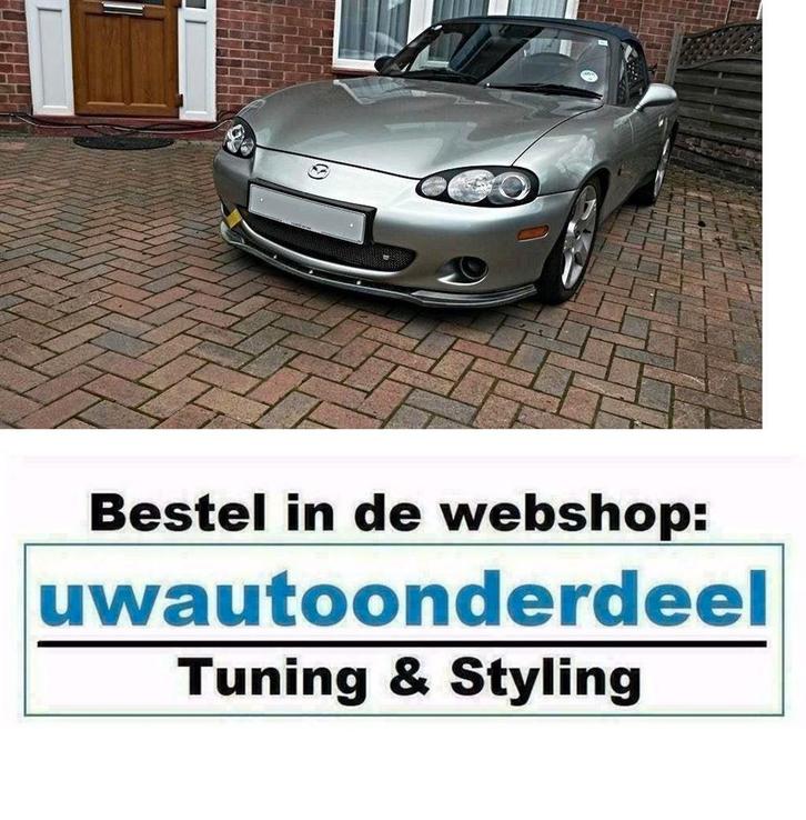 Maxton Design Spoiler Lip Splitter Voor Mazda MX5 NB Facelif, Auto diversen, Tuning en Styling, Ophalen of Verzenden