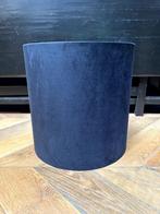 Donkerblauwe velvet lampenkap, Huis en Inrichting, Lampen | Lampenkappen, Ophalen, Rond, Nieuw, A