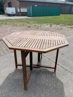Boottafel / tuintafel/ klaptafel hardhout 101x72,5, Watersport en Boten, Bootonderdelen, Ophalen of Verzenden, Zo goed als nieuw