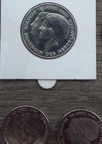 Lot Oude Gulden Rijksdaalder Gedenk Munt Munten Beatrix, Ophalen of Verzenden, Vóór koninkrijk, 2½ gulden, Losse munt