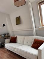 Cream colored Boucle Sofa bed, Huis en Inrichting, Banken | Bankstellen, Ophalen, Gebruikt, Driepersoons, 75 tot 100 cm