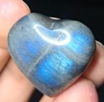 Labradoriet edelsteen hart edelstenen natuursteen mineralen, Ophalen of Verzenden, Zo goed als nieuw