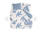 Walra Blauw-wit Dekbedovertrek - Tweepersoons 240x220, Blauw, Dekbedovertrek, Ophalen of Verzenden, Nieuw