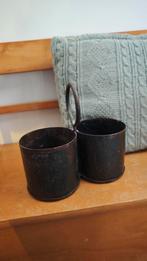 Metalen bakjes voor diverse doeleinden bruikbaar., Huis en Inrichting, Woonaccessoires | Overige, Ophalen of Verzenden, Zo goed als nieuw