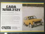 Folder van Lada Niva, circa 1979, Gelezen, Overige merken, Ophalen of Verzenden