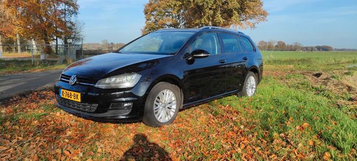 Volkswagen Golf 7 1.4 TSI 90KW Variant 2014 Zwart, Auto's, Volkswagen, Particulier, Golf, Benzine, B, Stationwagon, Handgeschakeld