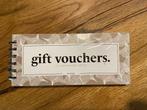 Gift Vouchers Nieuw, Tickets en Kaartjes, Kortingen en Cadeaubonnen, Cadeaubon, Overige typen