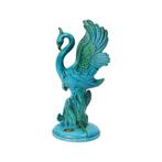 Zeldzaam Beeldje Blauwe Fenix Vogel Jema Holland Keramiek, Ophalen of Verzenden, Gebruikt, Dier