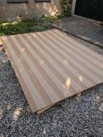 Grote plaat gefineerd eiken op mdf, Doe-het-zelf en Verbouw, Hout en Planken, Ophalen, Minder dan 25 mm, Eiken, Overige typen