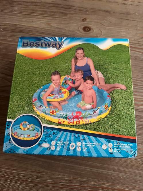 Nieuw! Zwembadje + bal + zwembandje, Kinderen en Baby's, Speelgoed | Buiten | Opblaasfiguren, Nieuw, Ophalen of Verzenden