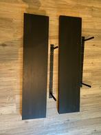 2x IKEA lack wandplank zwart Inclusief ophanging!, Huis en Inrichting, Ophalen, Zo goed als nieuw