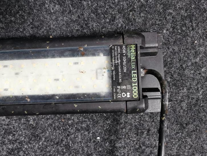 Helialux led 1000 aquarium lamp + day and night control, Dieren en Toebehoren, Vissen | Aquaria en Toebehoren, Gebruikt, Verlichting of Verwarming