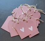 Nieuwe Kadokaartjes-Labels/Roze/21 stuks/Paperart, Ophalen of Verzenden, Nieuw, Overige thema's, Overige typen