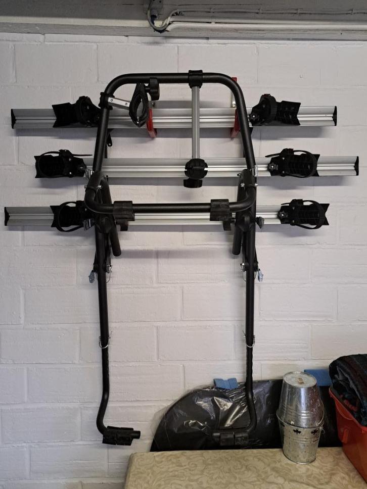 Fietsendrager Menabo Stand up 3, Auto diversen, Fietsendragers, Zo goed als nieuw, Achterklepdrager, 3 fietsen of meer, Ophalen