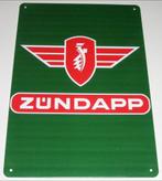 ZUNDAPP : Metalen Bord Logo Zundapp Brommer, Verzamelen, Merken en Reclamevoorwerpen, Verzenden, Nieuw, Reclamebord