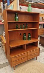 Vintage wandkast met vier laden, 100cm, Ophalen, ., 50 tot 100 cm, .