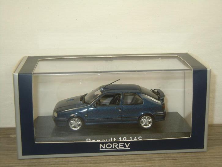 1992 Renault 19 16s - Norev 511907 - 1:43, Hobby en Vrije tijd, Modelauto's | 1:43, Zo goed als nieuw, Auto, Overige merken, Verzenden