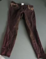 Z.G.A.N. BRUINE RIJBROEK MET SUEDE ZITVLAK,  MAAT 40, Dames, Dressuur, Zo goed als nieuw, Onderkleding