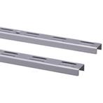 Rail systeem dubbel 100cm div. kleuren 2stuks, Huis en Inrichting, Stoffering | Vloerbedekking, Ophalen, Nieuw, Grijs