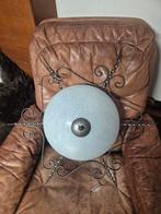 Grote vintage plafondlamp, Ophalen, Zo goed als nieuw, Glas