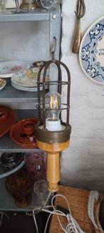 Antieke Looplamp / Handlamp, Gebruikt, Vintage, Ophalen of Verzenden, Minder dan 50 cm