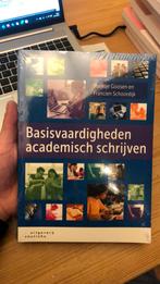 Francien Schoordijk - Basisvaardigheden academisch schrijven, Verzenden, Zo goed als nieuw, Francien Schoordijk; Maartje Goosen