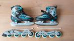 Nijdam Combo skeelers/schaatsen verstelbaar maat 35 tm 38, Sport en Fitness, Skeelers, Kinderen, Inline skates 4 wielen, Ophalen