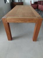 Massief eiken eettafel , 220x90cm. VT-Wonen collectie., Huis en Inrichting, Tafels | Eettafels, Ophalen