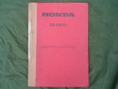 Honda CB550 F2 ersatzteil katalog, Motoren, Handleidingen en Instructieboekjes, Honda, Ophalen of Verzenden