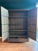 Eikenhouten kast, Ophalen, Gebruikt, 100 tot 150 cm, 200 cm of meer