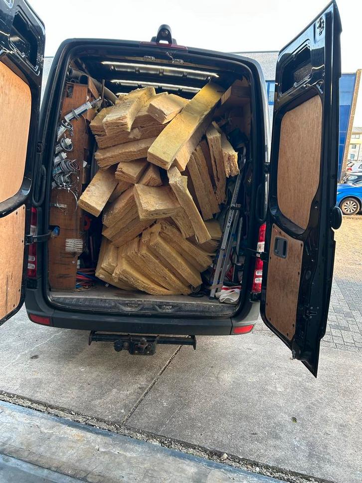 Isolatie - Gratis Afhalen in Uithoorn, Doe-het-zelf en Verbouw, Isolatie en Afdichting, Gebruikt, Vloerisolatie, Glaswol, 8 tot 12 cm