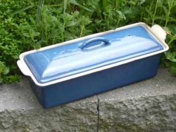 Le Creuset Pate Terrine Emaille Blauw 28 CM beschikbaar voor biedingen