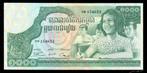 Bankbiljet - Cambodja 1000 Riels 1973, Postzegels en Munten, Bankbiljetten | Azië, Ophalen of Verzenden, Zuidoost-Azië, Los biljet