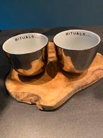 2 Rituals zilverkleurige theemokken, Huis en Inrichting, Ophalen of Verzenden, Nieuw, Overige materialen, Overige stijlen