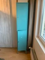 Turquoise metalen locker kast, Huis en Inrichting, Kasten | Kledingkasten, Ophalen, Minder dan 50 cm, Gebruikt, Metaal