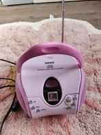 Lenco roze Radio/CD-speler, Audio, Tv en Foto, Radio's, Ophalen, Gebruikt, Radio, Met cd-speler