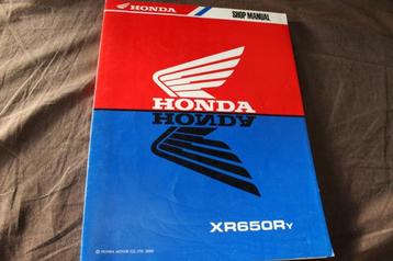 Honda XR650 Ry 2000 motorcycle shop manual XR 650 beschikbaar voor biedingen