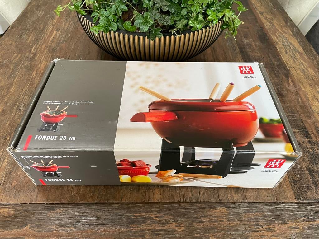Zwilling Fondueset, Witgoed en Apparatuur, Gourmetstellen, Ophalen, Zo goed als nieuw, 4 t/m 7 personen