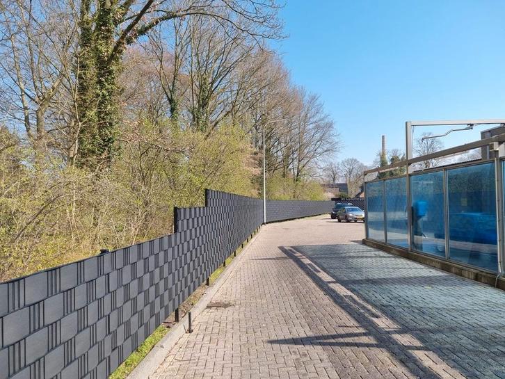 Black Friday deal Vlechtband 50 meter Top Kwaliteit Zwart, Tuin en Terras, Tuinhekken en Hekwerk, Nieuw, Dubbelstaafmat hekwerk