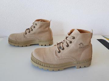 Panama Jack MAAT 39 beige khaki boots canvas / leer gevoerd beschikbaar voor biedingen