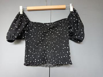 Off shoulder top van Stradivarius mt S met pofmouwen  beschikbaar voor biedingen