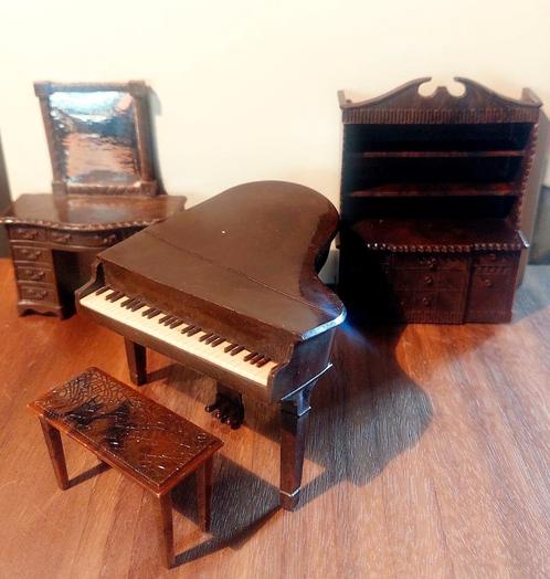Vintage poppenhuis meubels Renwal Kleeware plastic 1:16, Verzamelen, Poppenhuizen en Toebehoren, Gebruikt, Poppenhuis, Ophalen of Verzenden