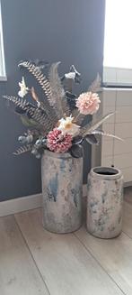 2 Stenen Vazen - Pebbles Design, Steen, Overige kleuren, Ophalen of Verzenden, Zo goed als nieuw