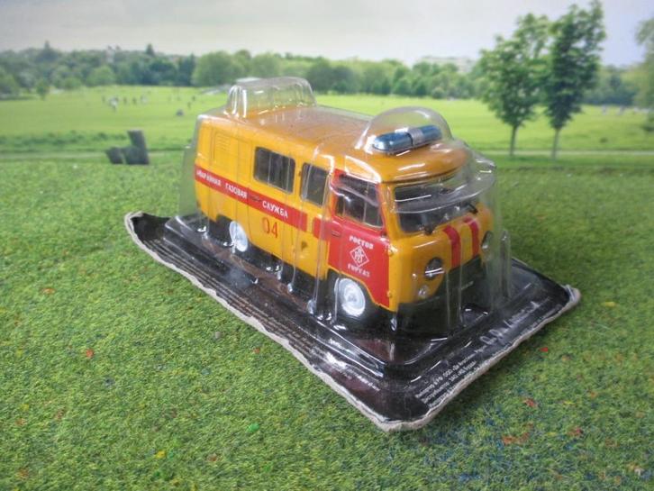 1/43 UAZ 3909 Bukhanka Militia - DeAgostini, Hobby en Vrije tijd, Modelauto's | 1:43, Gebruikt, Ophalen of Verzenden