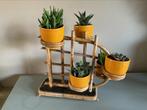 Bamboe retro plantenrekje, Ophalen of Verzenden, Huis en Inrichting