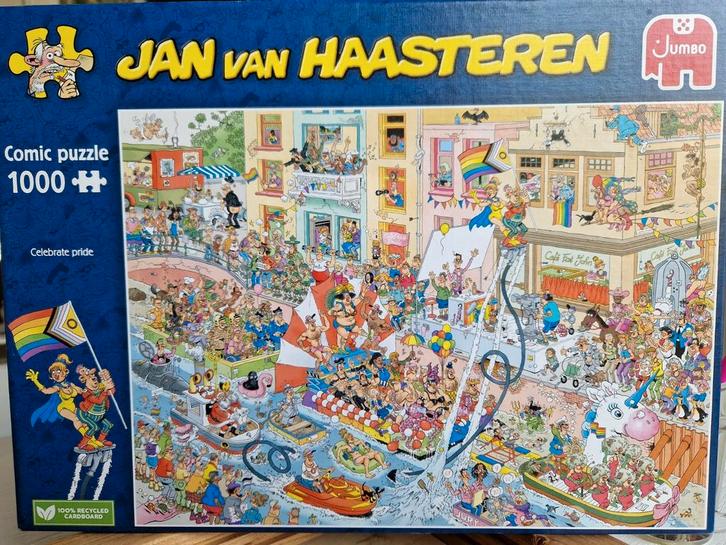 Complete JAN VAN HAASTEREN Legpuzzel 1000st, Hobby en Vrije tijd, Denksport en Puzzels, Zo goed als nieuw, Legpuzzel, 500 t/m 1500 stukjes