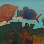 Jules Bekker (1968) Olieverf op Hout – Vroege Haagse school, Antiek en Kunst, Ophalen