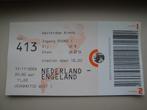 Nederland - Engeland voetbalkaartje seizoen 2006 nr. 9., Verzenden, Gebruikt, Overige typen
