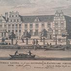 Prent Latynse School op de Singel, Ophalen of Verzenden