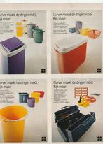 Retro reclame 1972 Curver emmers gereedschapkist wasmanden, Verzamelen, Retro, Verzenden, Overige typen